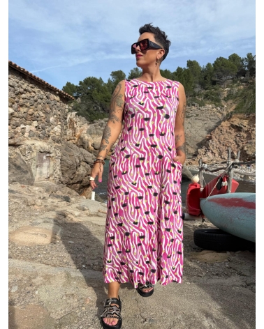 Vestido Zebra Sunset