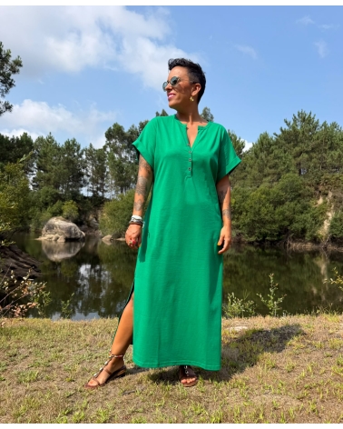 Vestido botones mad
