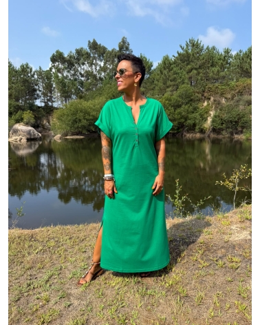 Vestido botones mad