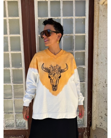 Sudadera Skull Tie Dye