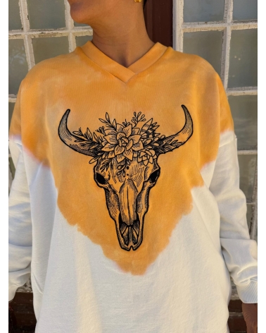 Sudadera Skull Tie Dye