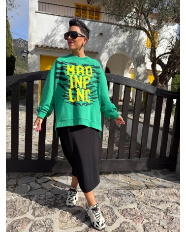 Sudadera Mad verde