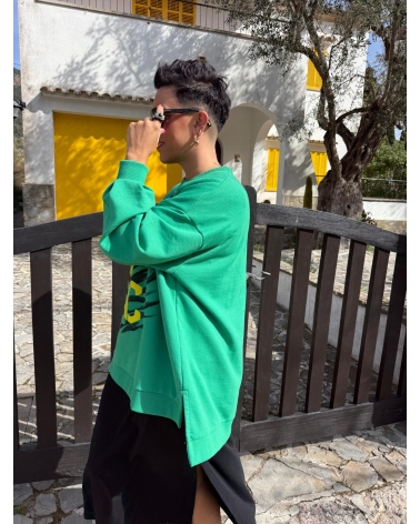 Sudadera Mad verde