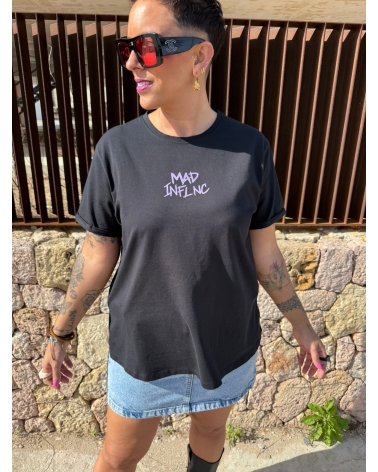 Camiseta Mad logo lila