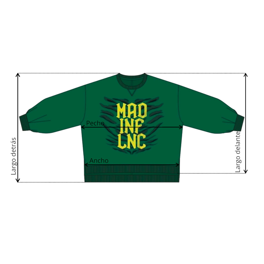 Sudadera Mad Verde